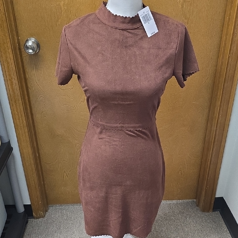 HYFVE Brownish-Red Mini Dress